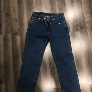 Mens Levi 514 Blue Jeans